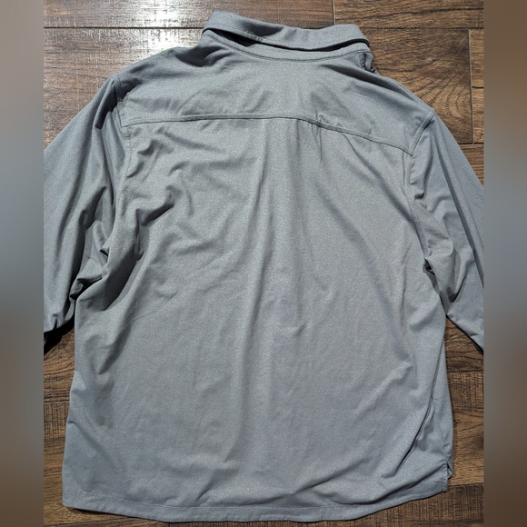 Duluth Trading Co Shirt Men's XL Button Long Sleeve Collared Gray Standard Fit - Picture 10 of 14